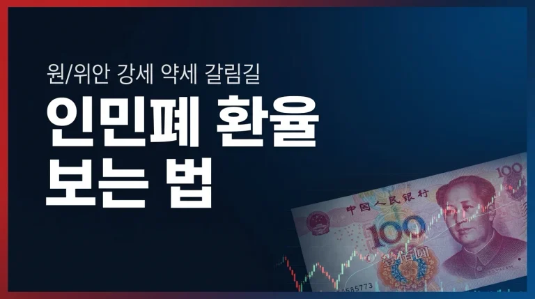인민폐 환율 보는 법, CNY·CNH 차이와 환전
