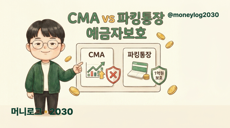 CMA 파킹통장 예금자보호 차이(2026년 기준)