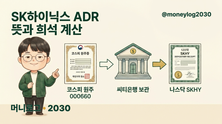 SK하이닉스 ADR 0.1주 뜻과 희석 계산(2026)