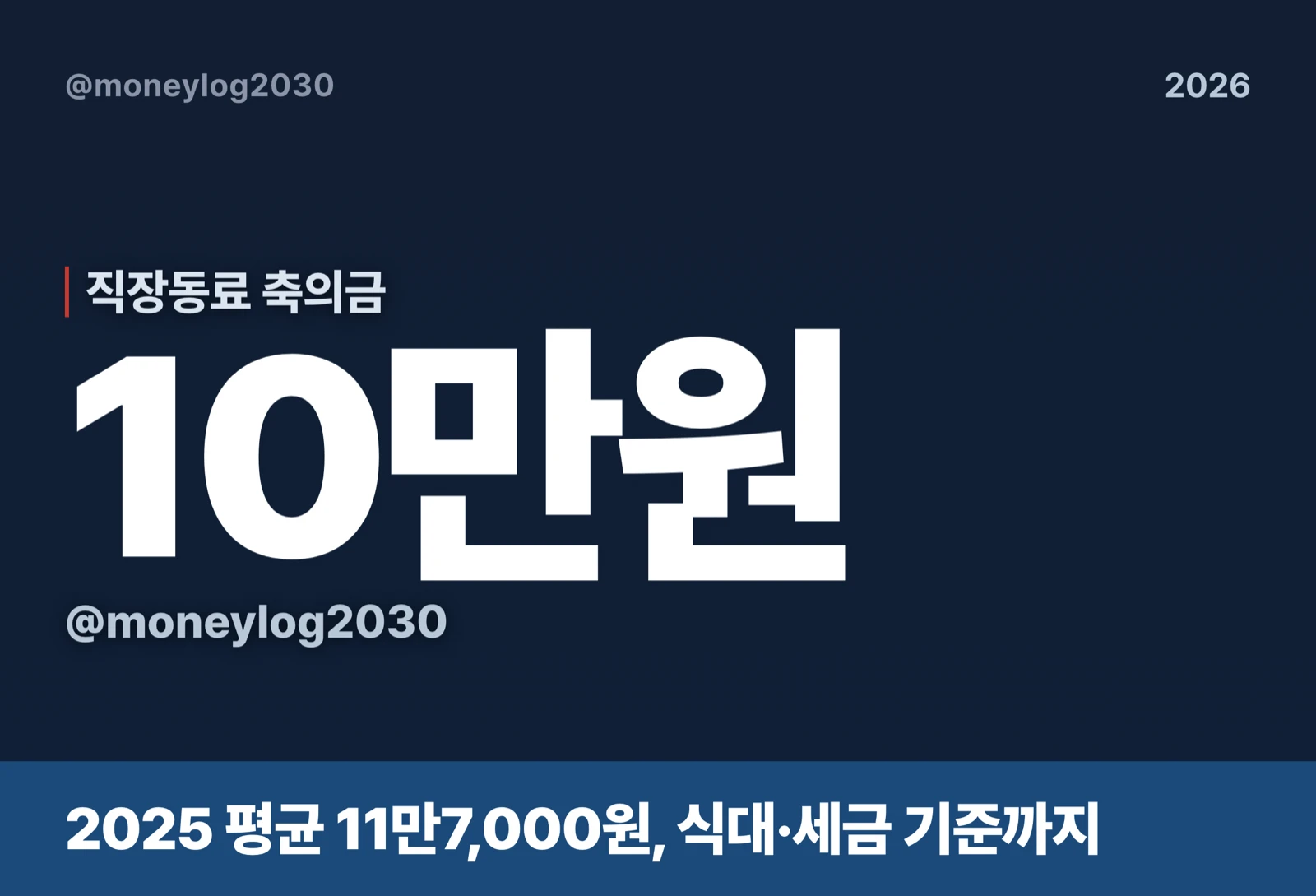 직장동료 축의금 10만원 2025 평균 11만7,000원 대표 이미지